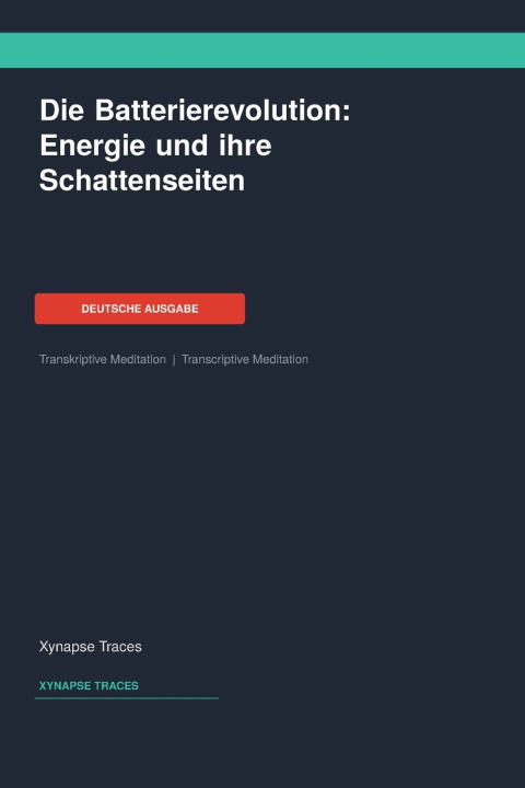 Książka Die Batterierevolution Xynapse Traces