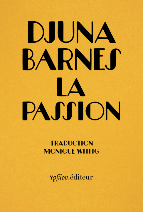 Book La passion Djuna Barnes