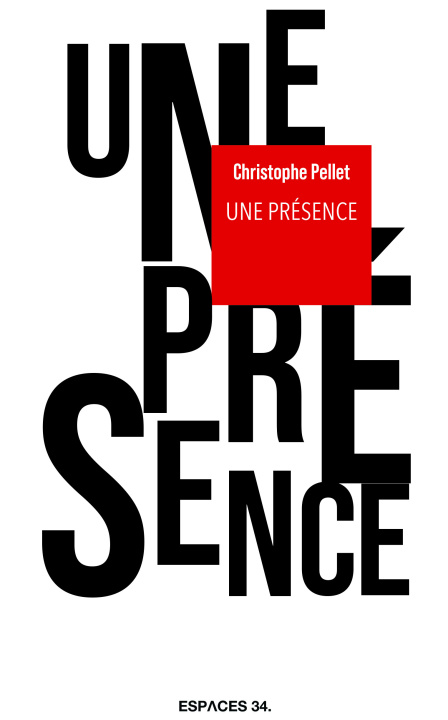 Buch Une présence Pellet