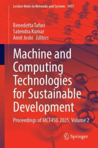 Książka Machine and Computing Technologies for Sustainable Development Benedetta Tafuri