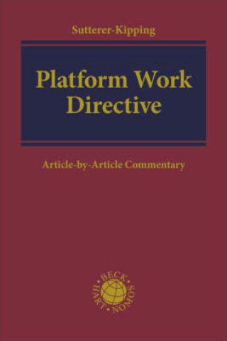 Książka Platform Work Directive Amélie Sutterer-Kipping