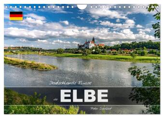 Kalendár/Diár Deutschlands Flüsse - die Elbe (Wandkalender 2027 DIN A4 quer), CALVENDO Monatskalender Calvendo