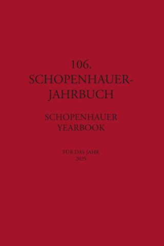 Kniha 106. Schopenhauer Jahrbuch Matthias Koßler