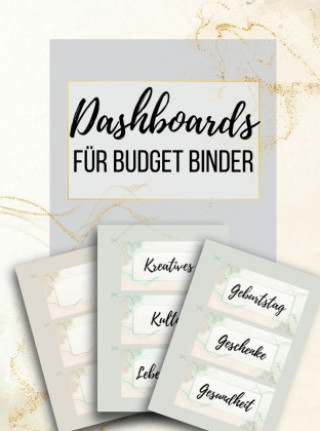 Knjiga Dashboards für Budget Binder A6 Monika Müller