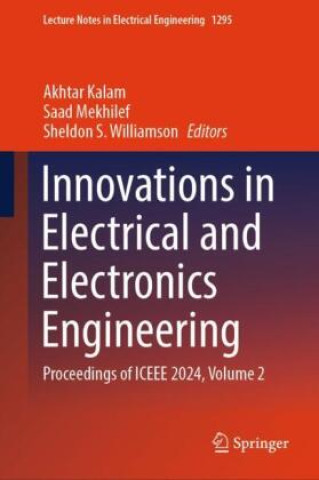 Kniha Innovations in Electrical and Electronics Engineering Akhtar Kalam