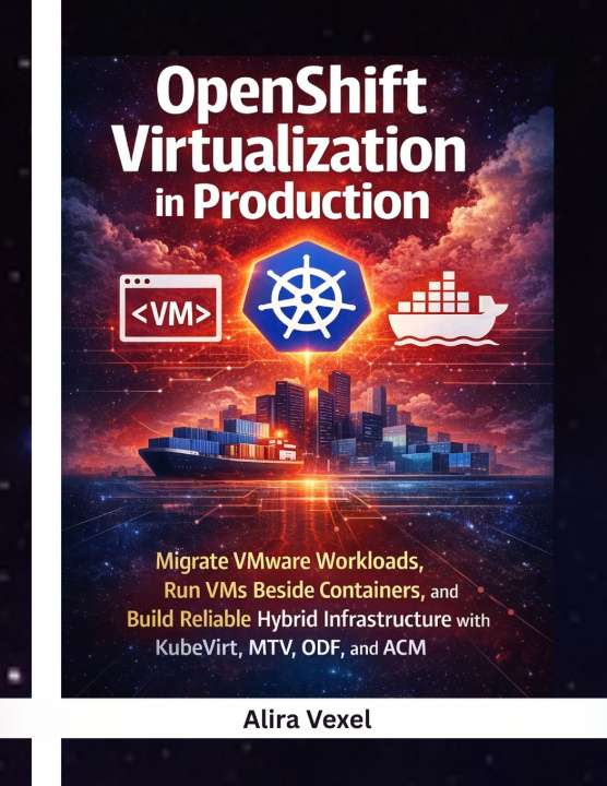 Książka OpenShift Virtualization in Production Alira Vexel