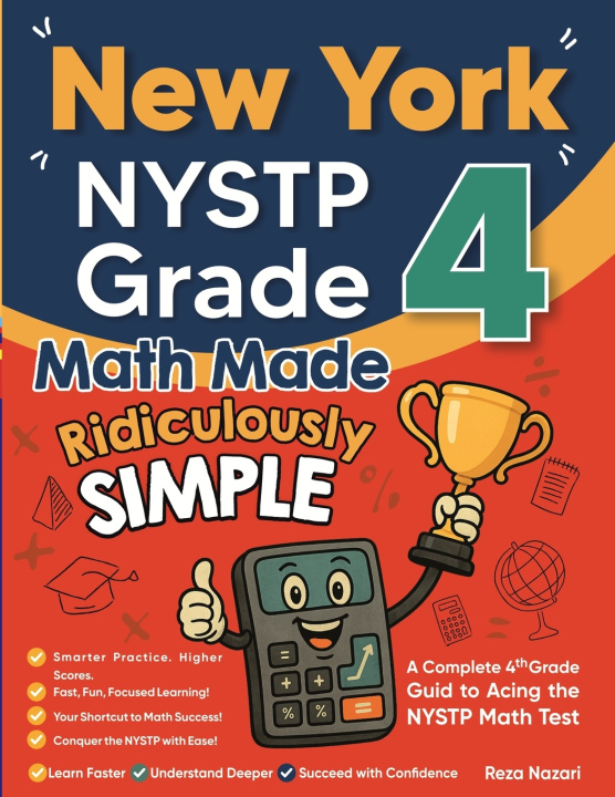 Książka New York NYSTP Grade 4 Math Made Ridiculously Simple Reza Nazari
