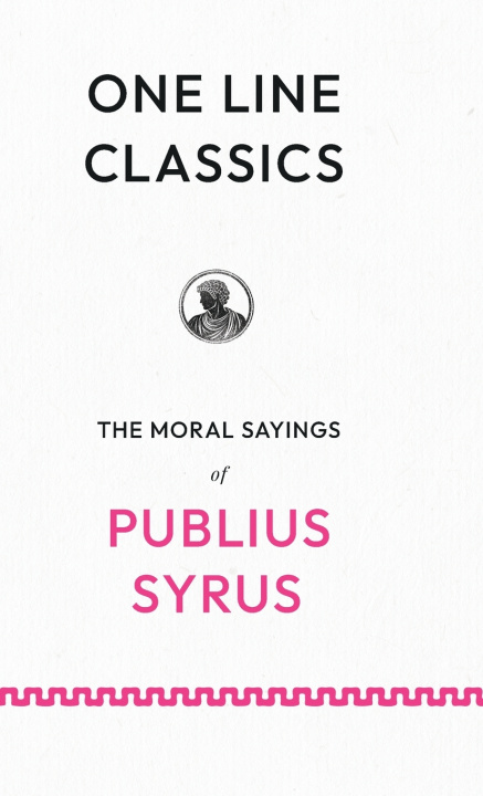 Książka One Line Classics Publius Syrus