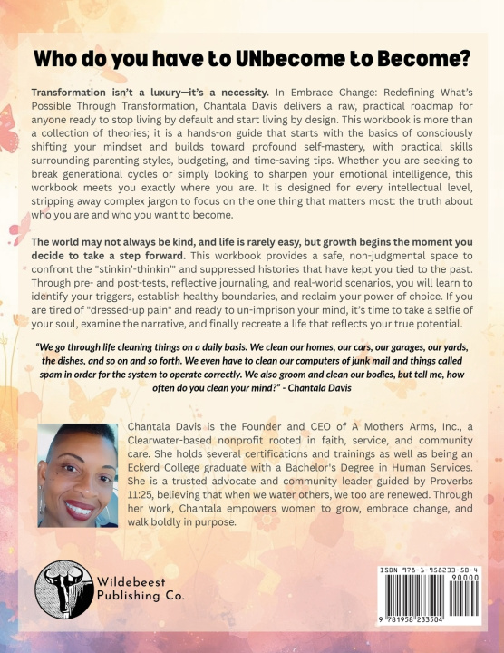Kniha Embrace Change Chantala Davis