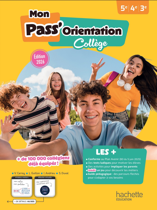 Livro Mon Pass' Orientation Collège (consommable) - éd. 2026 Véronique Carrey