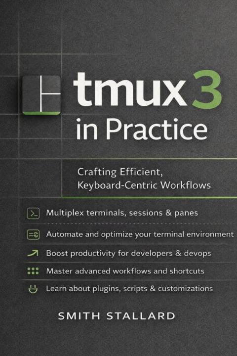 Kniha tmux 3 in Practice Smith Stallard