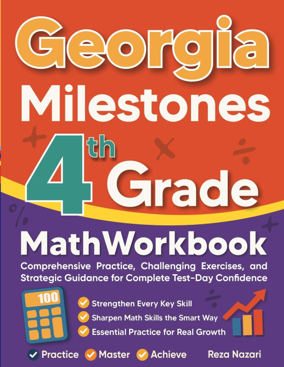 Knjiga Georgia Milestones Grade 4 Math Workbook Reza Nazari