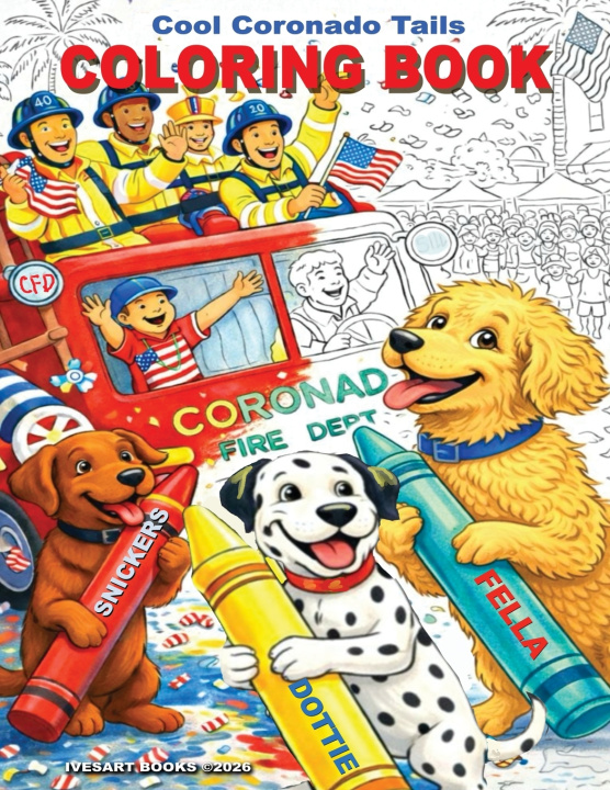 Knjiga Cool Coronado Tails Coloring Book Michael Phillips Ives