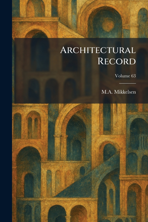 Kniha Architectural Record M.A. Editor Mikkelsen