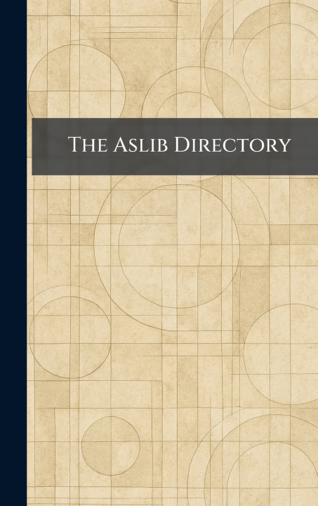 Książka The Aslib Directory Oxford University Press