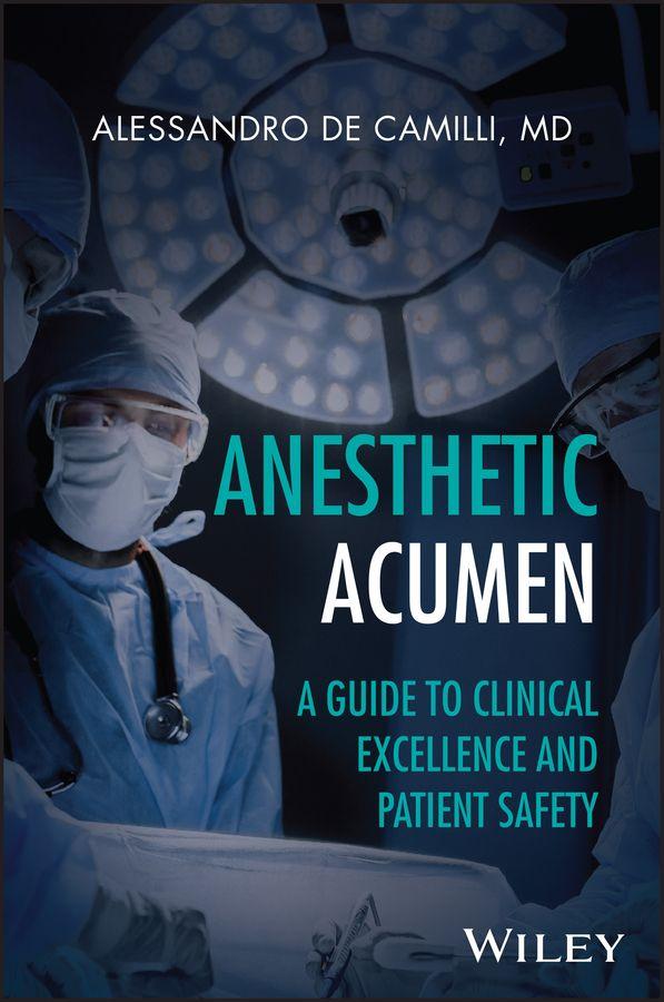 Książka Anesthesia Acumen Alessandro De Camilli