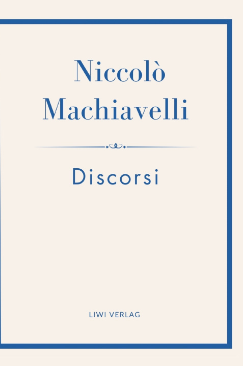 Książka Niccolò Machiavelli Niccoló Machiavelli