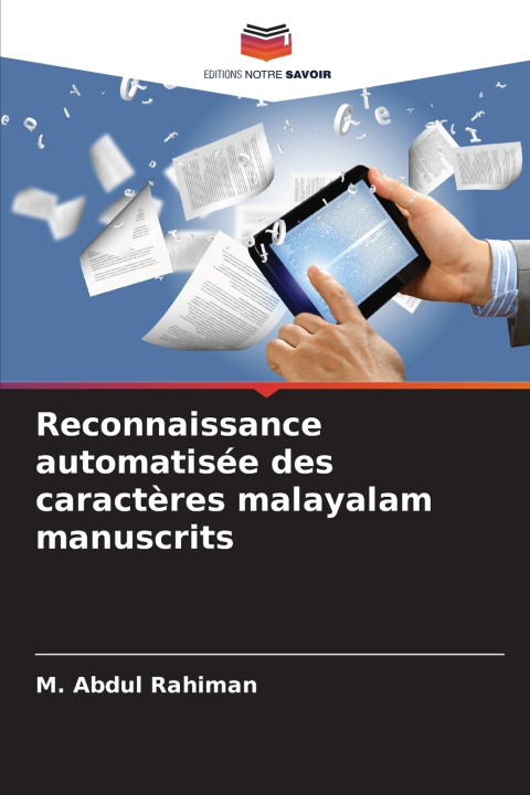 Kniha Reconnaissance automatisée des caractères malayalam manuscrits M. Abdul Rahiman