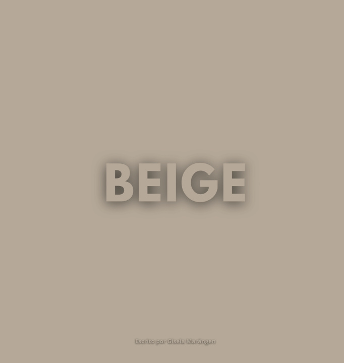 Książka EL LIBRO BEIGE Gisela Marängen