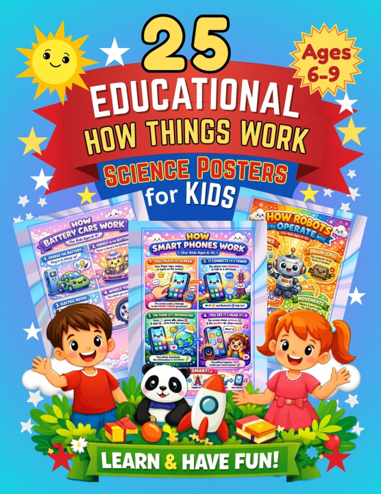 Książka 25 Educational How Things Work CuriousMinds Studio