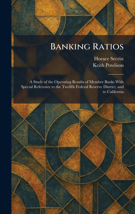 Książka Banking Ratios Horace Secrist
