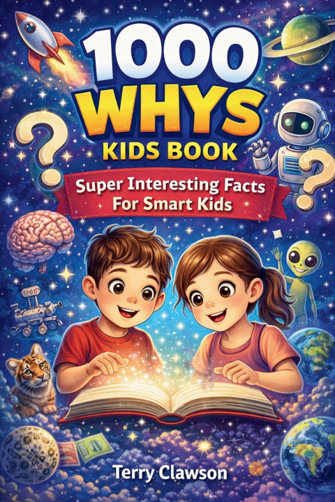 Kniha 1000 Whys Kids Book - Super Interesting Facts for Smart Kids Terry Clawson
