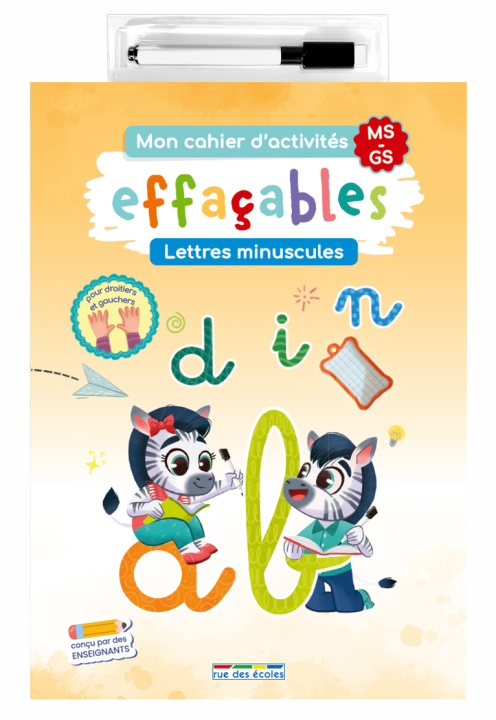 Buch Mon cahier d'activités effaçables - Lettres minuscules MS-GS Denoël