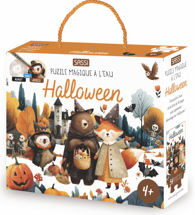 Kniha Puzzle magique à l'eau - Halloween Tomè