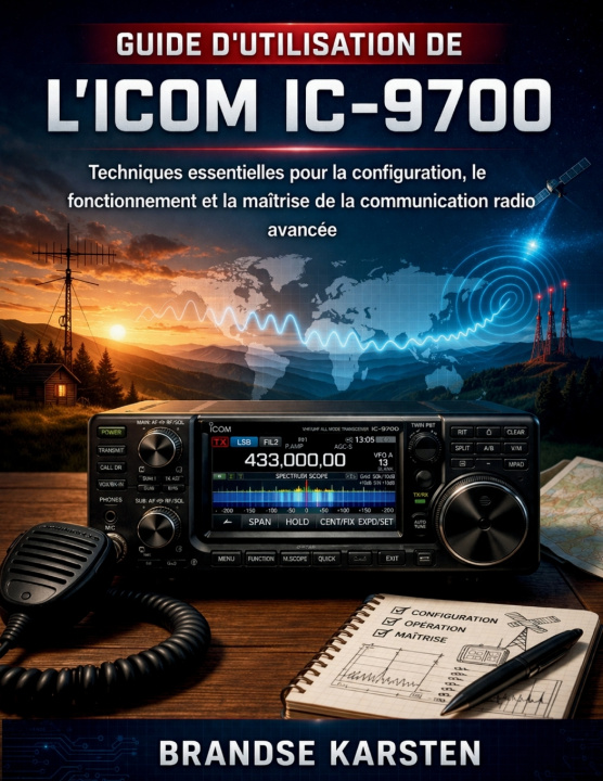 Knjiga GUIDE D'UTILISATION DE L'ICOM IC-9700 BRANDSE KARSTEN