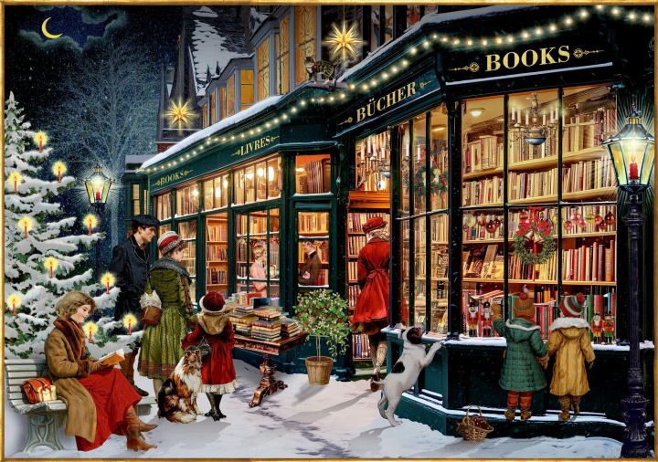 Hra/Hračka Puzzle - Nostalgischer Buchladen Barbara Behr