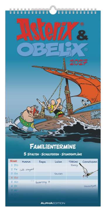 Calendar/Diary Asterix & Obelix 2027 Neumann Verlage GmbH & Co. KG
