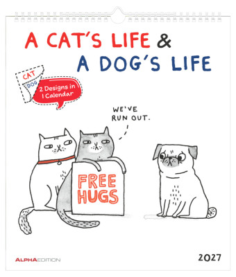Koledar/Rokovnik A Cat's Life & A Dog's Life 2027 Neumann Verlage GmbH & Co. KG