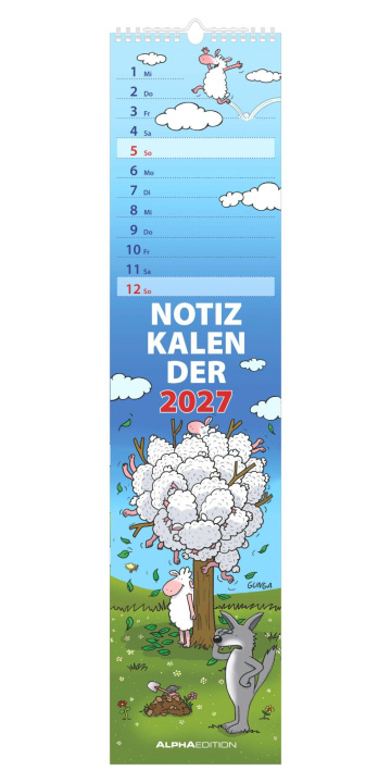 Kalendar/Rokovnik Notizkalender HUMOR 2027 Neumann Verlage GmbH & Co. KG