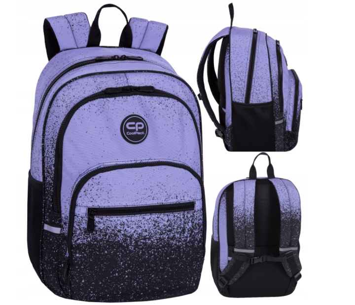 Knjiga Plecak Młodzieżowy Coolpack Alfa Purple Dot 