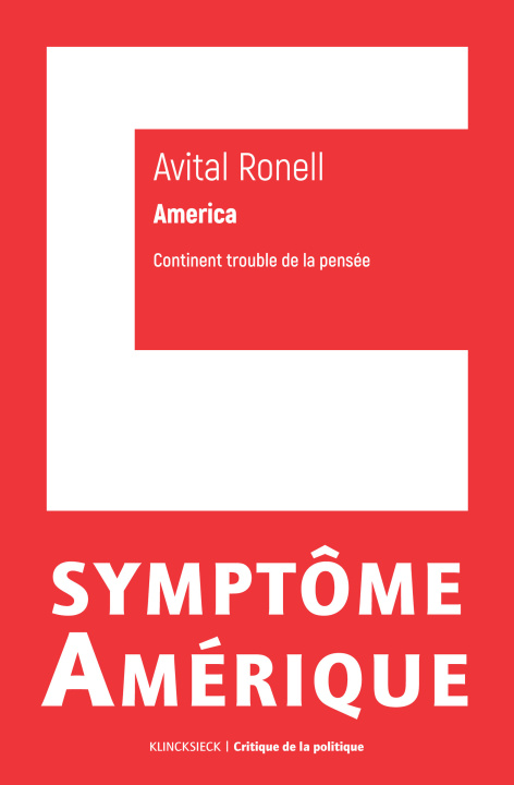 Buch Amérique Avital Ronell