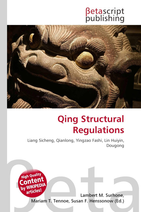 Kniha Qing Structural Regulations Mariam T. Tennoe