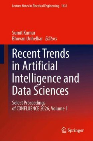 Kniha Recent Trends in Artificial Intelligence and Data Sciences Sumit Kumar