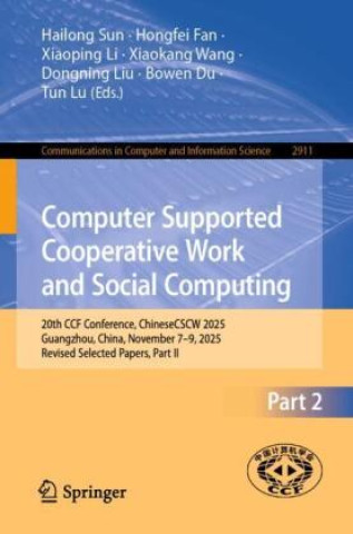 Boek Computer Supported Cooperative Work and Social Computing Hailong Sun