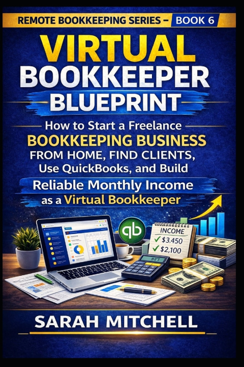 Knjiga Virtual Bookkeeper Blueprint Sarah Mitchell