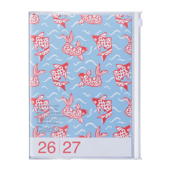 Kalendár/Diár Mark's 2026/2027 Diary A5 Pattern, Fish Mark's Inc