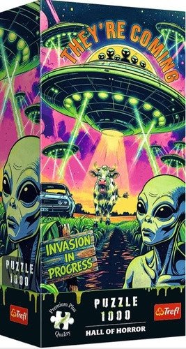 Hra/Hračka Puzzle Hall of Horror: UFO 1000 dílků 