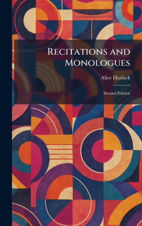 Knjiga Recitations and Monologues Alice Hasluck