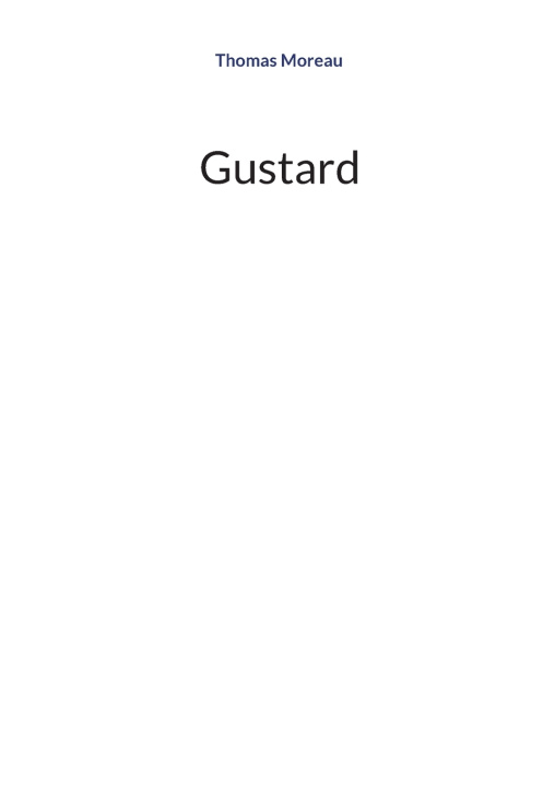 Книга GUSTARD MOREAU THOMAS