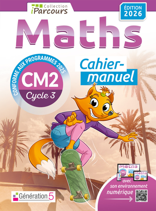 Könyv Cahier-manuel iParcours maths CM2 (édition 2026) HACHE