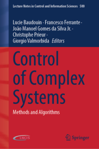 Kniha Control of Complex Systems Lucie Baudouin