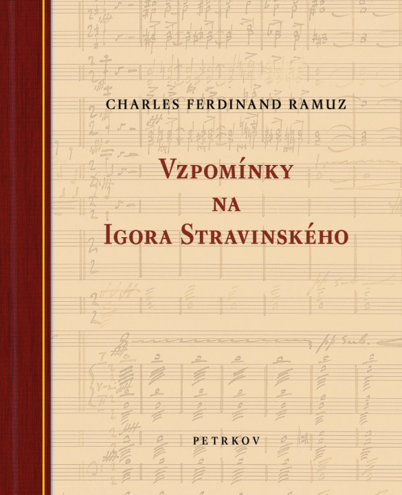 Libro Vzpomínky na Igora Stravinského Charles Ferdinand Ramuz