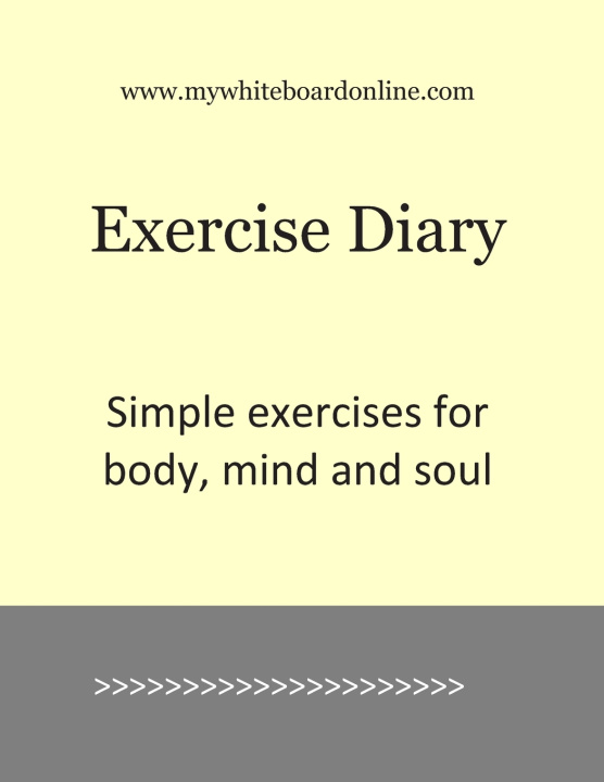Könyv Exercise Diary Swaminathan Kathiresan