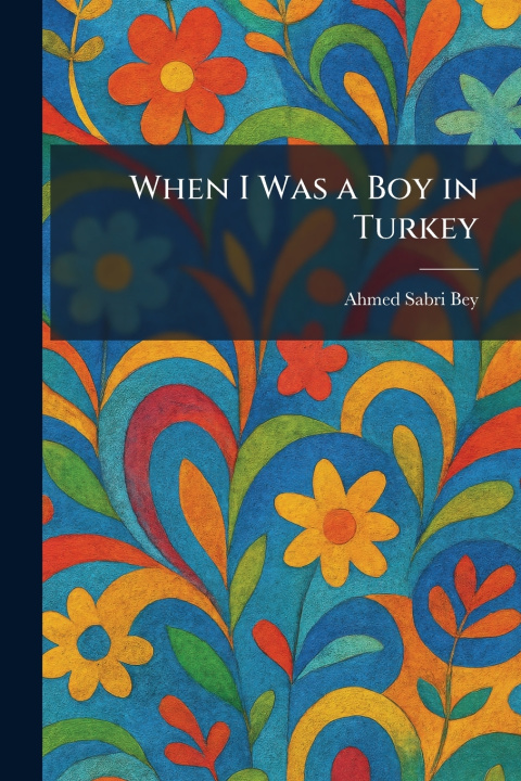 Kniha When I Was a Boy in Turkey Ahmed Sabri Bey