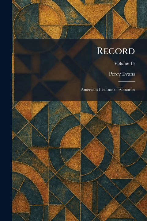 Kniha Record Percy Evans