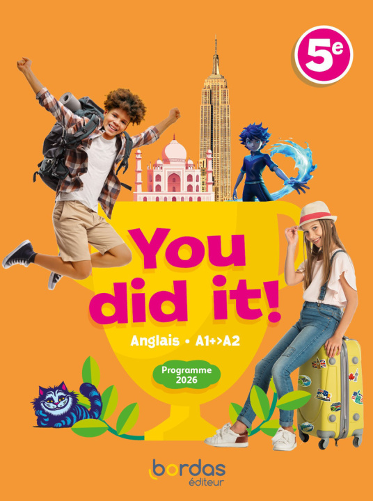 Knjiga You did it! - Anglais 5e - 2026 - Manuel - élève Fiona Ratkoff